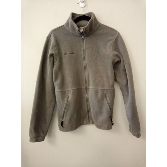 Columbia Grey Youth Zip-Up Jacket Size 18/20 - Picture 1 of 5